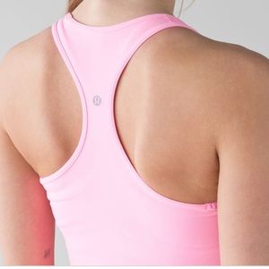Lululemon Cool Racerback - Pink Shell, Size 6